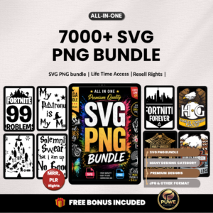 7000+ SVG PNG Bundle | Svg file, Png file, clipart, DIY Craft Files, Cut Files, Digital Download, Bundle Files | Plr Mrr Rights