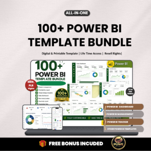 100+ Power Bi template bundle | Project management, Powerpoint style, design template, Modern design, Power bi template | PLR MRR Rights