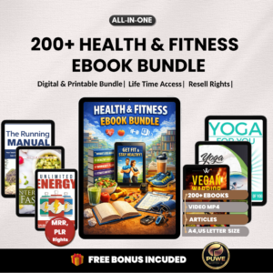 300+ Sports & Outdoor Fitness Ebook Bundle | Fitness, Adventure, Training, Camping, Athletics, Golfs, Swimming, Skydiving| PLR MRR Rights