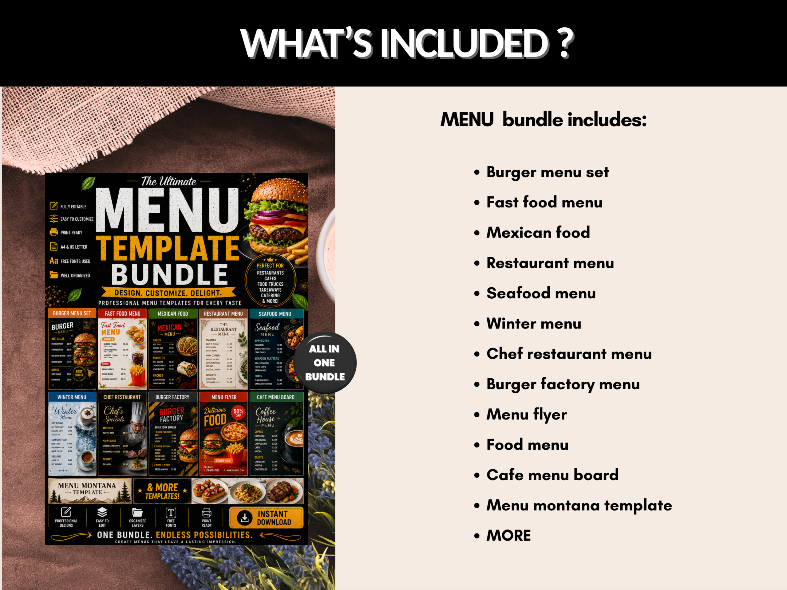 Corel bundle | graphic bundle, vector bundle, flyer, icons, ticker, mug, pod design, t-shirt, Coreldraw files | PLR MRR Rights