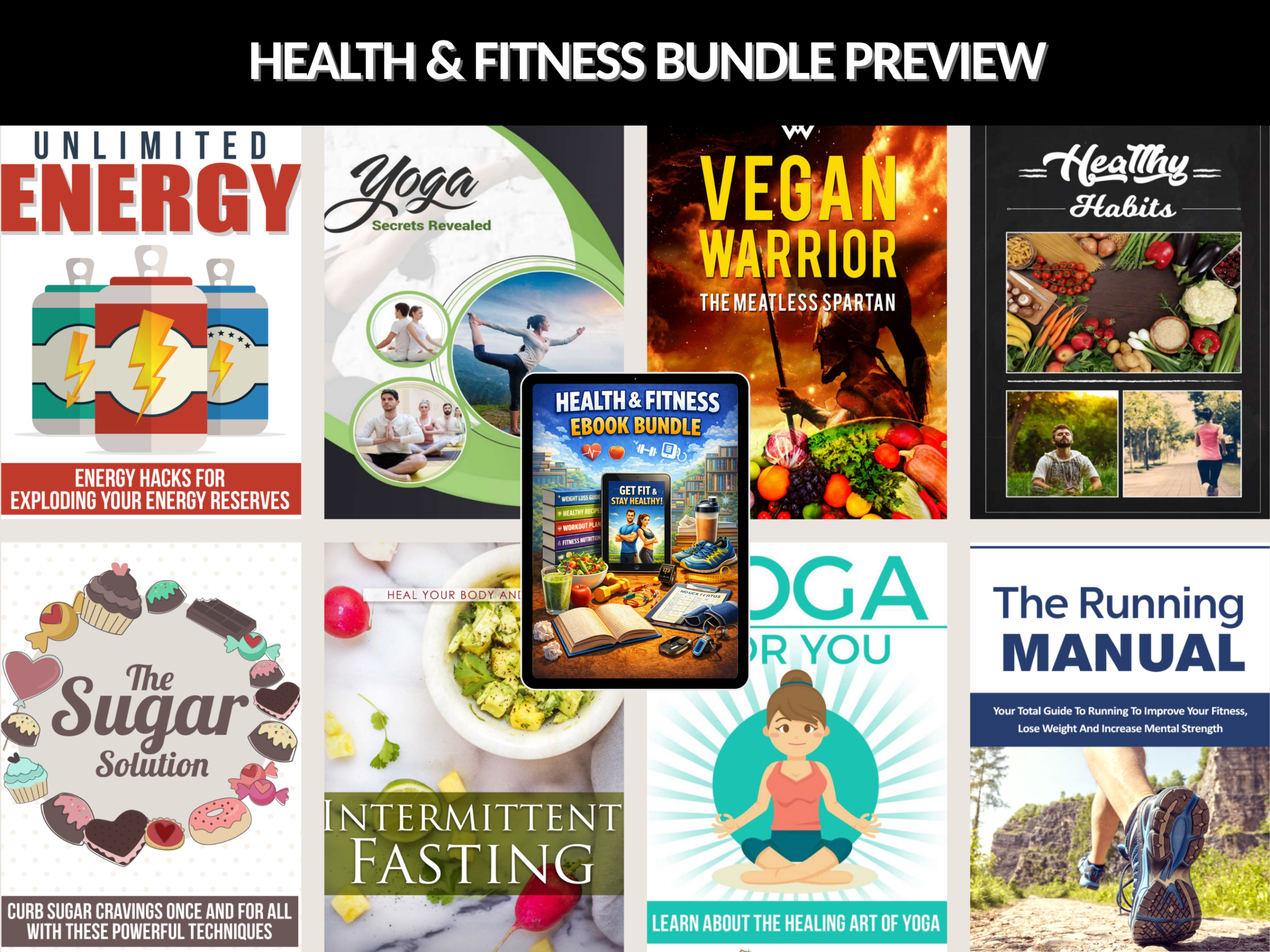 300+ Sports & Outdoor Fitness Ebook Bundle | Fitness, Adventure, Training, Camping,  Athletics, Golfs, Swimming, Skydiving| PLR MRR Rights