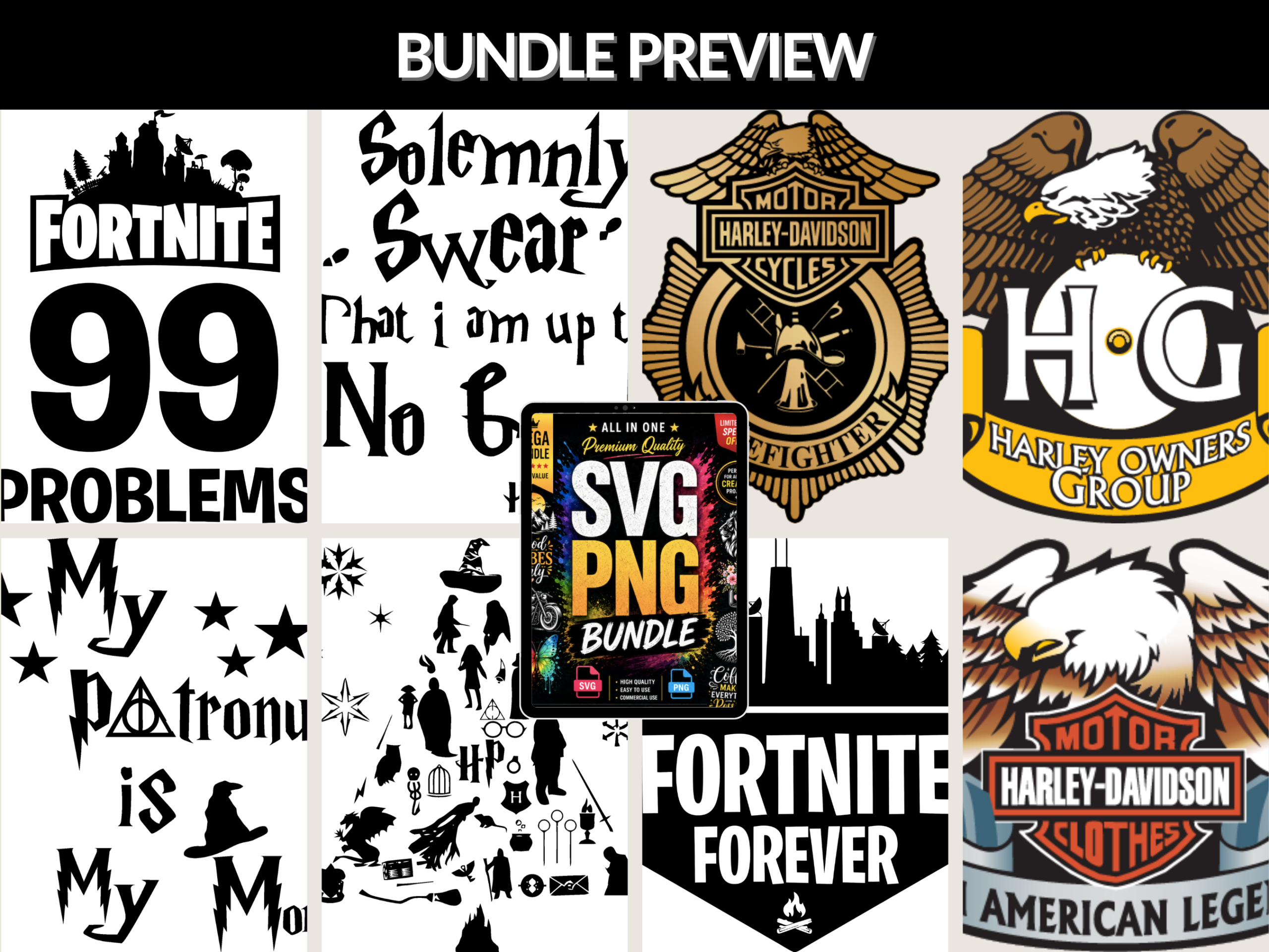 7000+ SVG PNG Bundle | Svg file, Png file, clipart, DIY Craft Files, Cut Files, Digital Download, Bundle Files | Plr Mrr Rights