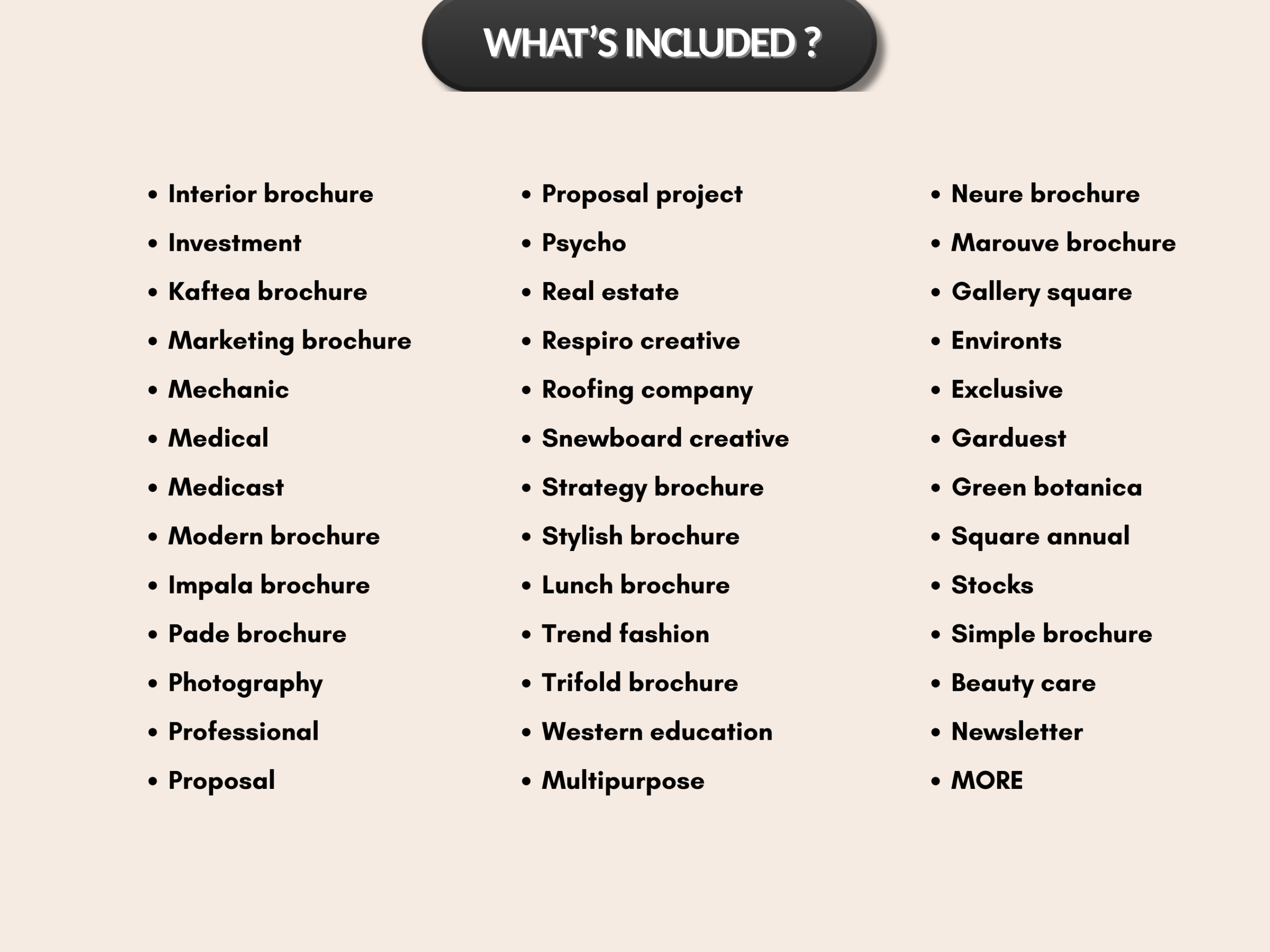 Brochure bundle | Business Brochure, Company Profile, Catalogue Design, Modern Brochure, Editable Layout, Digital Download | PLR MRR Rights