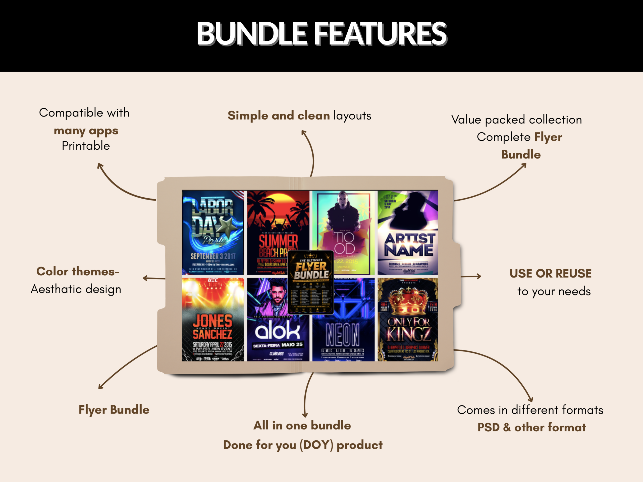 400+ Flyer bundle |Party Flyers, Dj Flyers, Event Designs,PSD Template, Flyer Pack, Promo Flyers,ModernFlyers,Creative Bundle|PLR MRR Rights