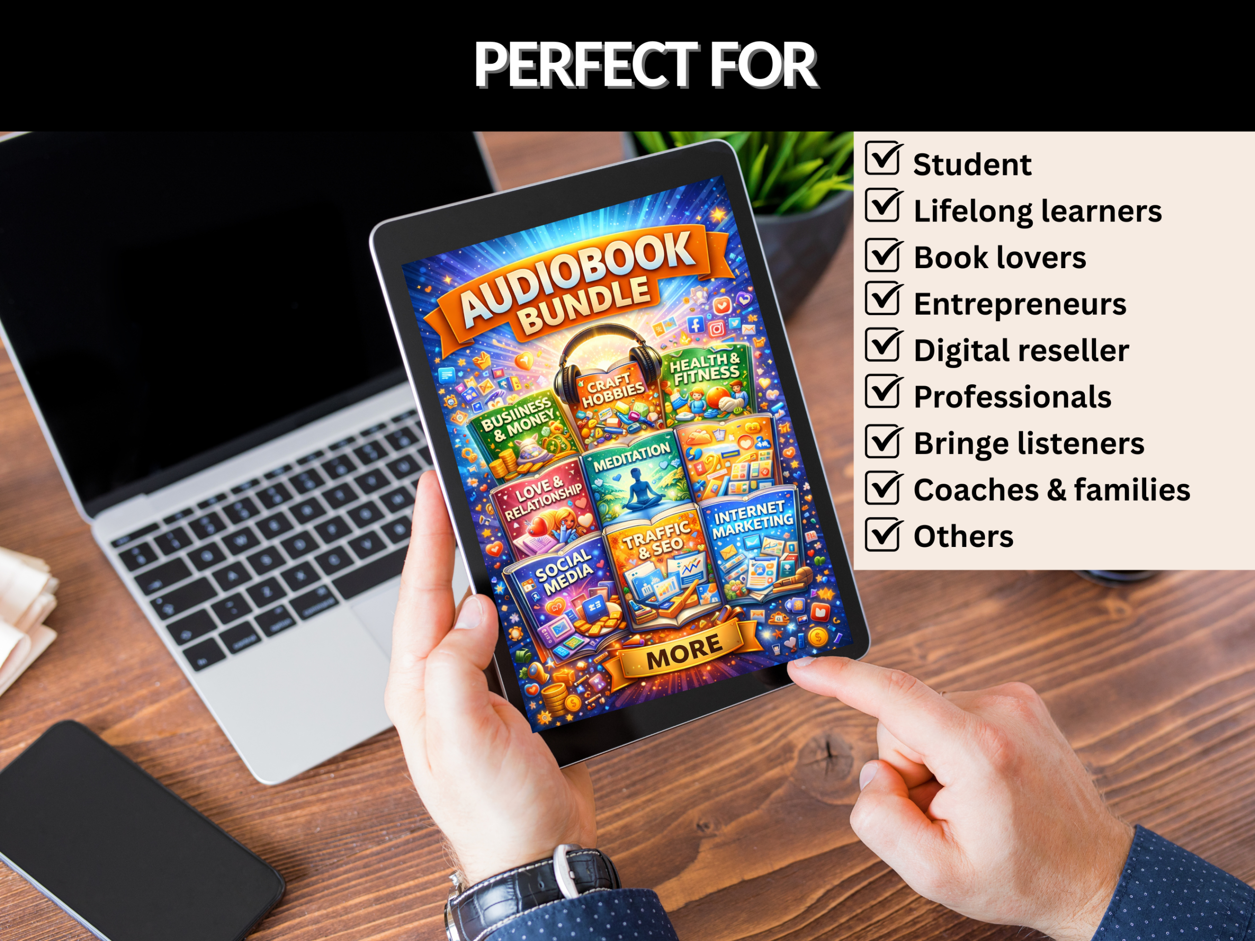 1000+ Audio books bundle |  Audio Books Collection | Bestseller Audiobooks Collection | Instant Download MP3 | PLR MRR Rights