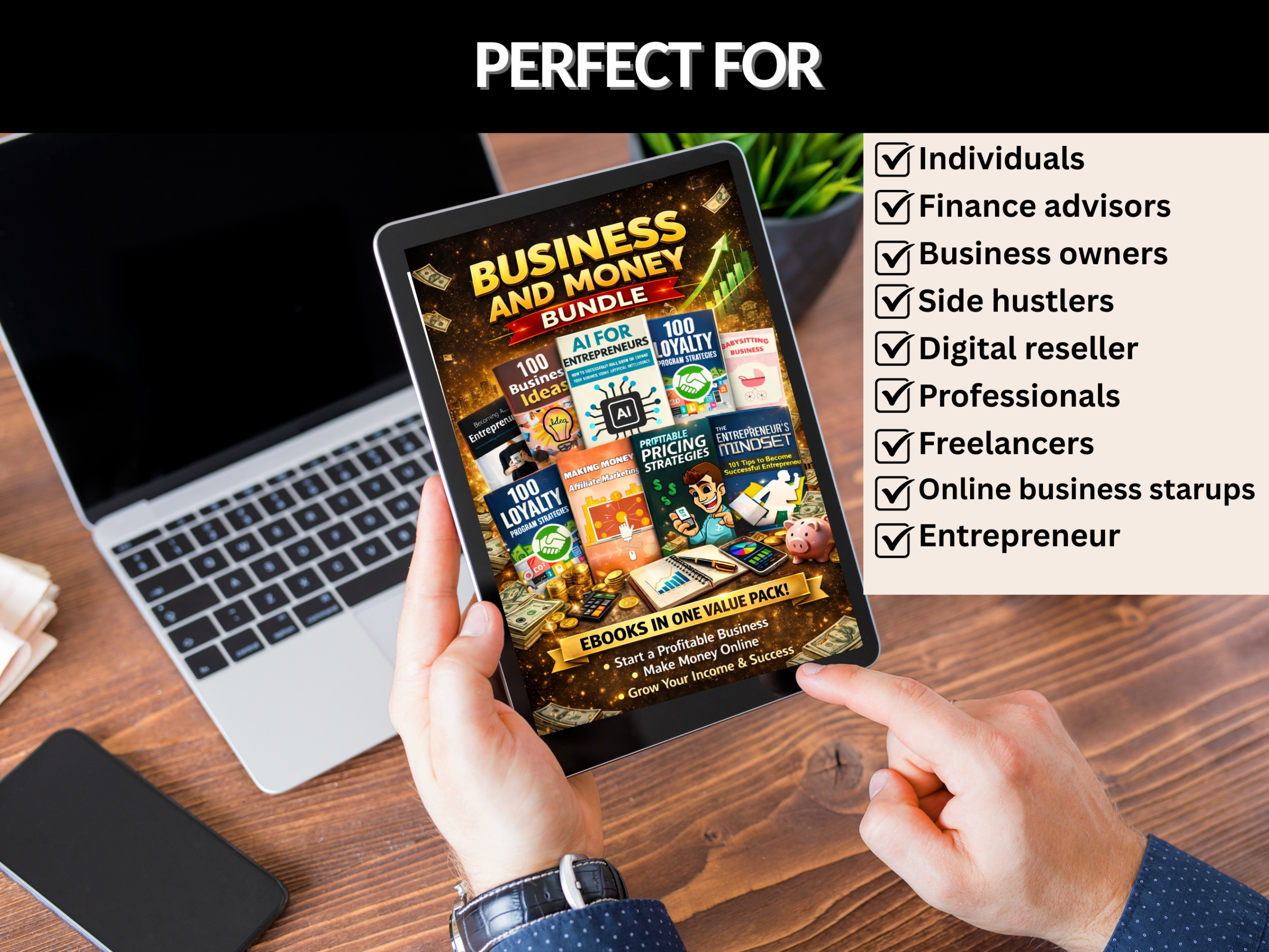 1000+ Business and Money Mega Bundle | PLR and MRR Rights | Marketing, Finance, Entrepreneurship, Investing, and Marketing Wealth Guides