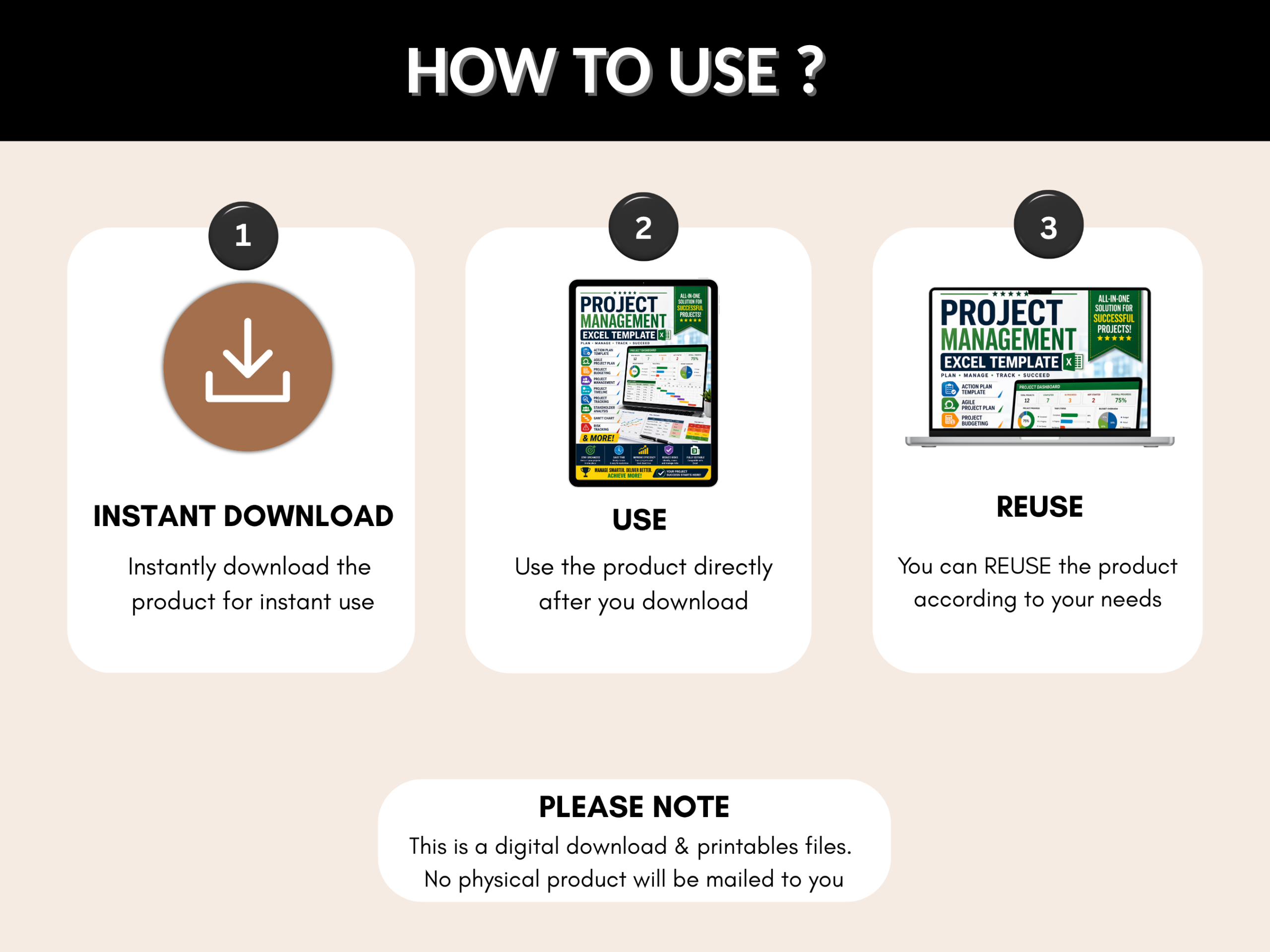 Project management template | Project budget, Project timeline, Project tracking, Project plan, Agile project, Project tool |PLR MRR Rights