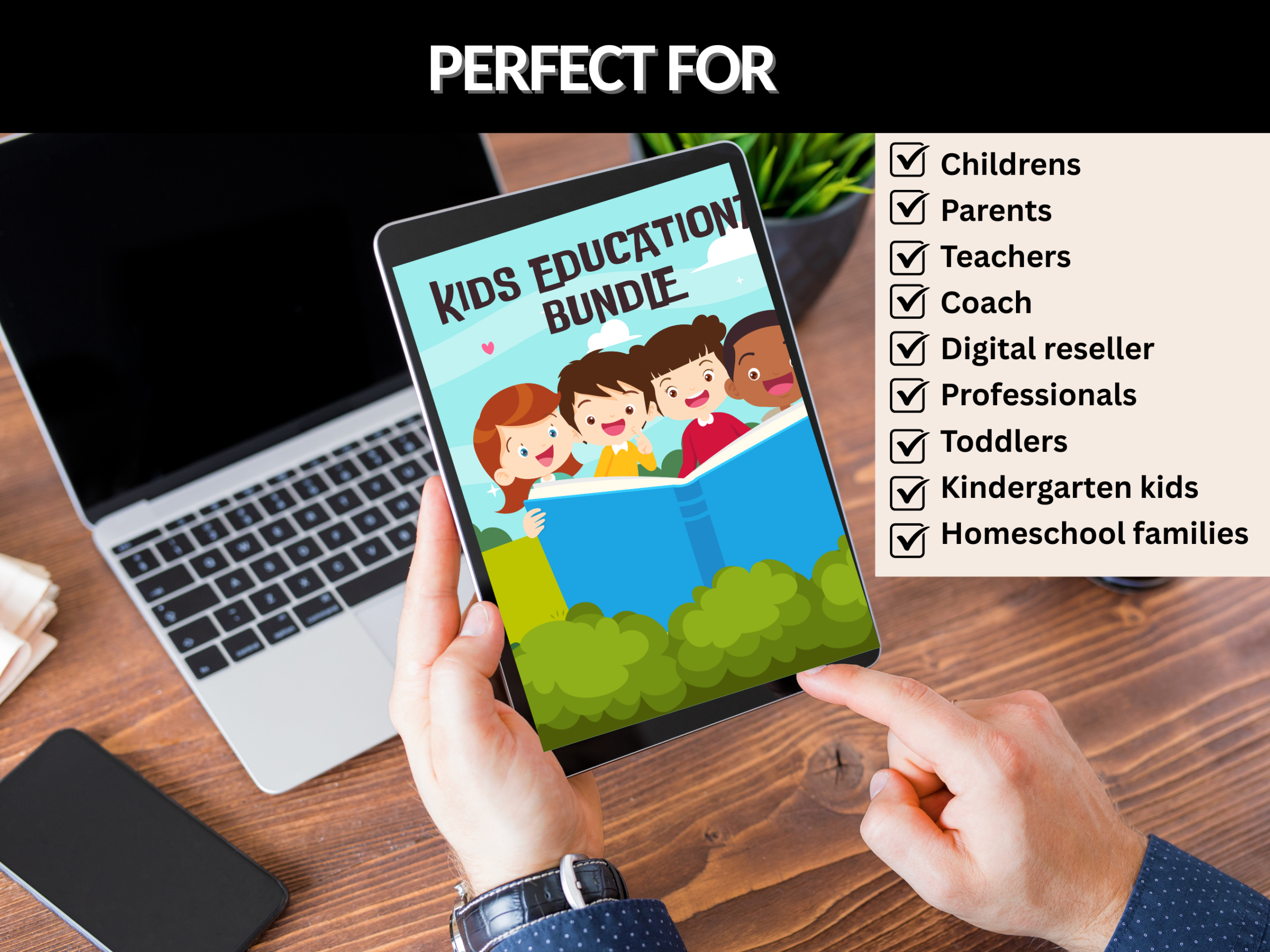 Kids Educational bundle | Educational Kids Resources - Coloring Books, Worksheets and more | PLR MRR Rights