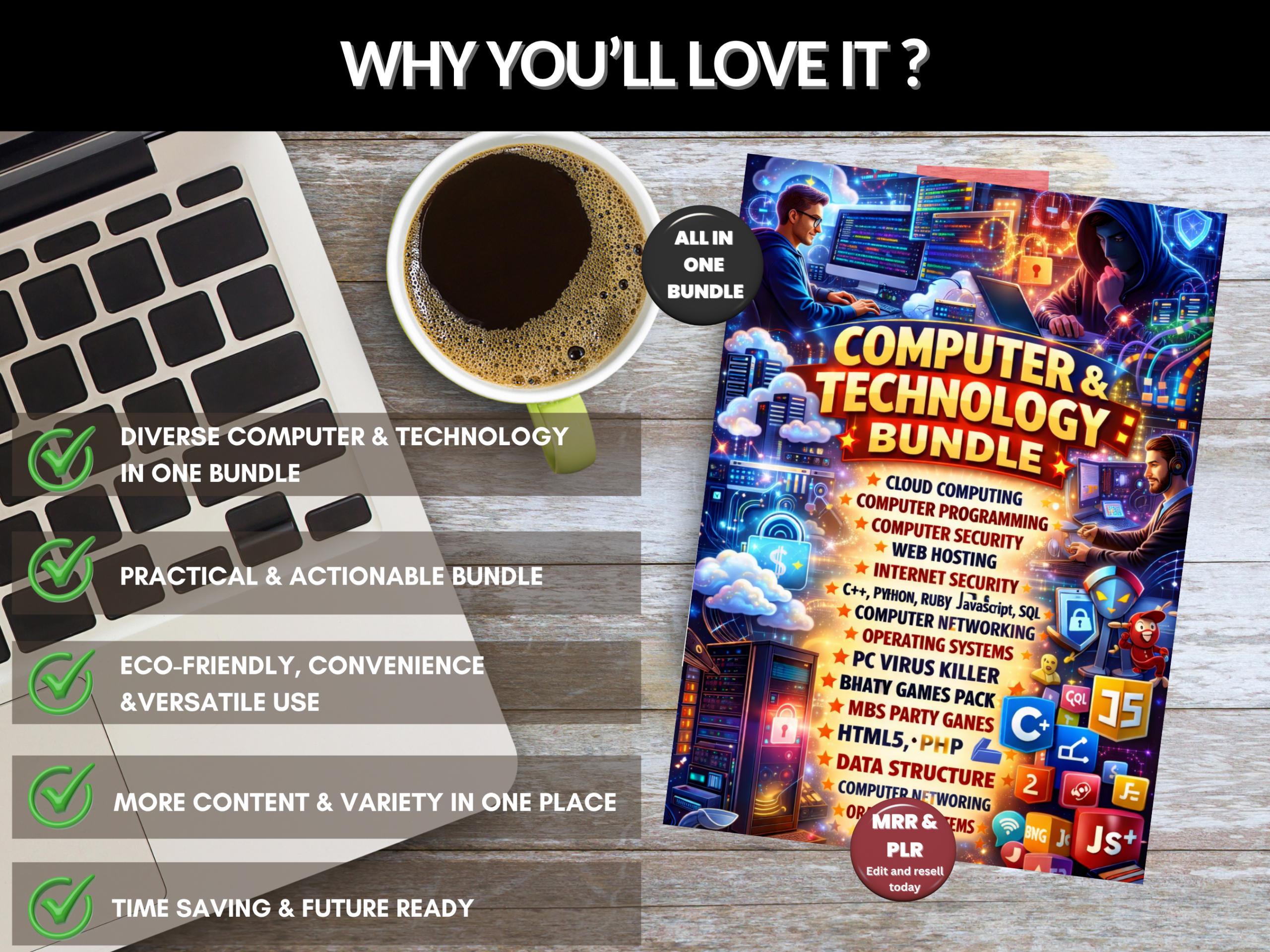 300+ Computer & technology ebook bundle |Programming C++, Html ,Sql, Java, Python, ruby, Cloud computing, coding, networking| MRR PLR Rights