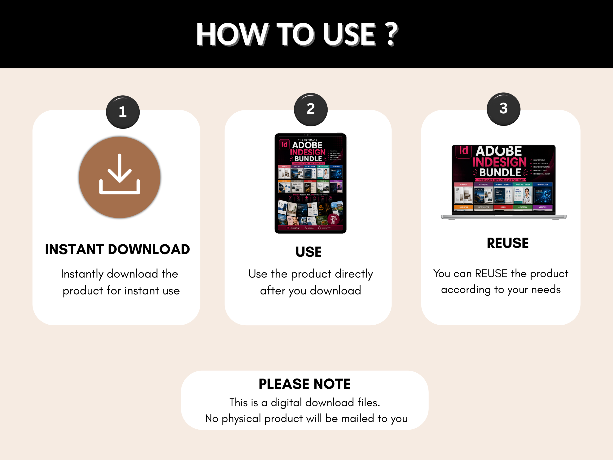 Adobe Indesign bundle | Adobe Indesign, Flyer Template, Magazine, Indesign Files, Editable Layout, Digital Download | MRR PLR Rights