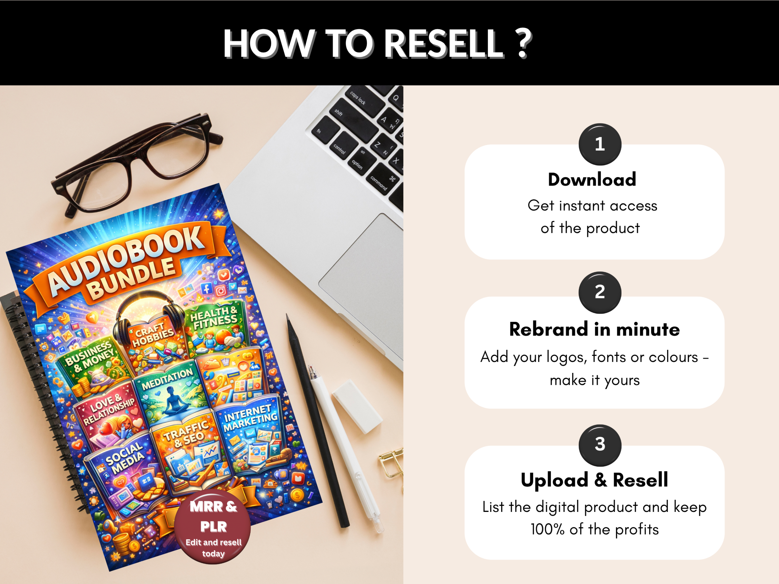 1000+ Audio books bundle |  Audio Books Collection | Bestseller Audiobooks Collection | Instant Download MP3 | PLR MRR Rights