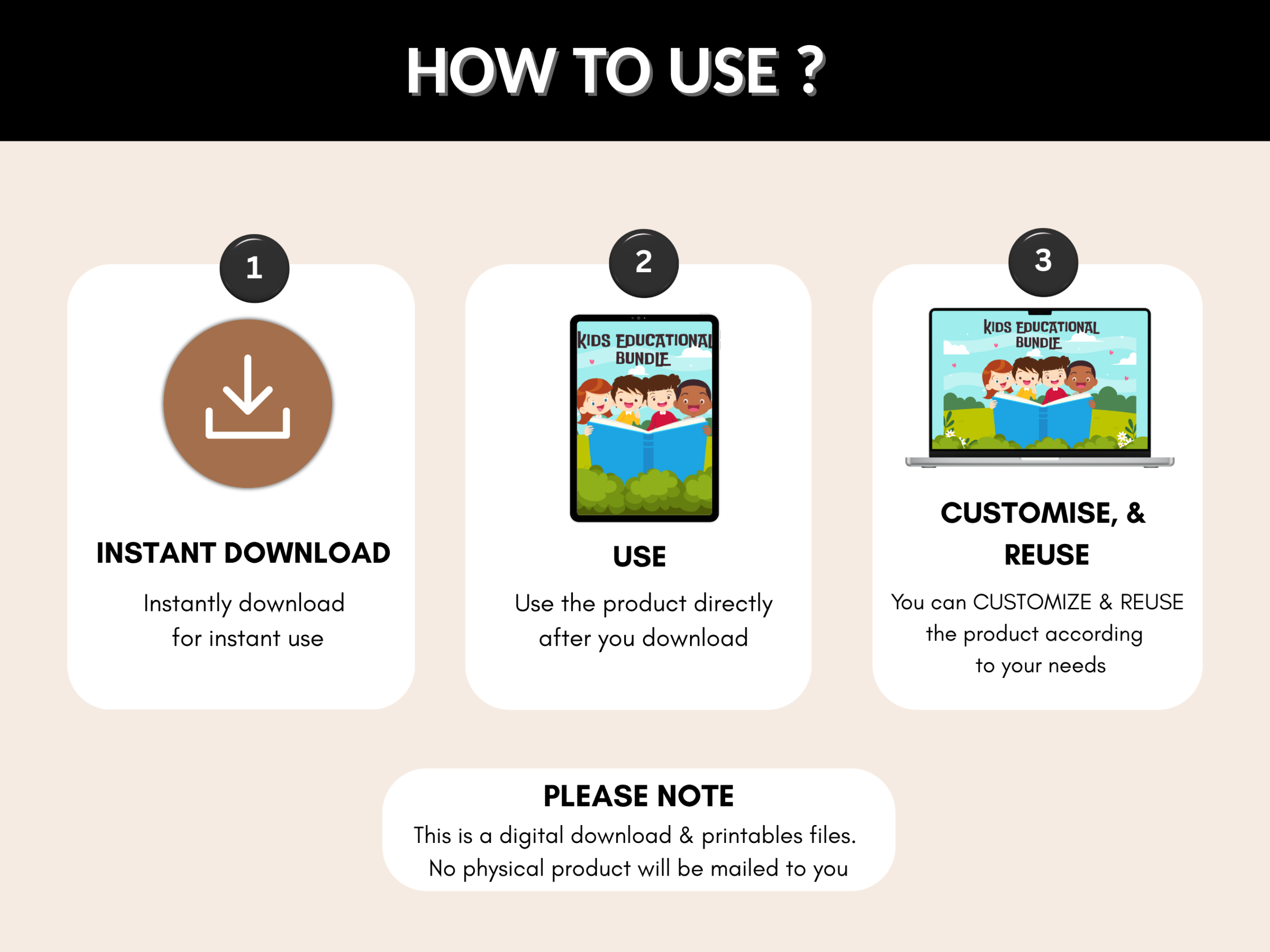 Kids Educational bundle | Educational Kids Resources - Coloring Books, Worksheets and more | PLR MRR Rights