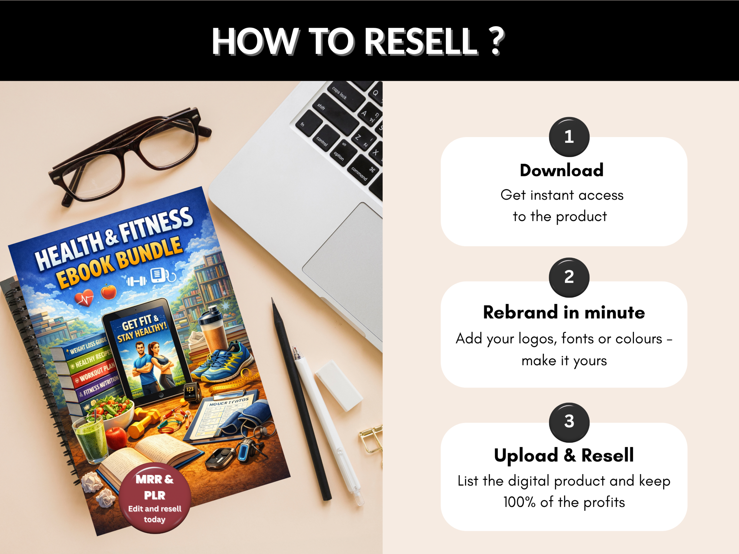 300+ Sports & Outdoor Fitness Ebook Bundle | Fitness, Adventure, Training, Camping,  Athletics, Golfs, Swimming, Skydiving| PLR MRR Rights