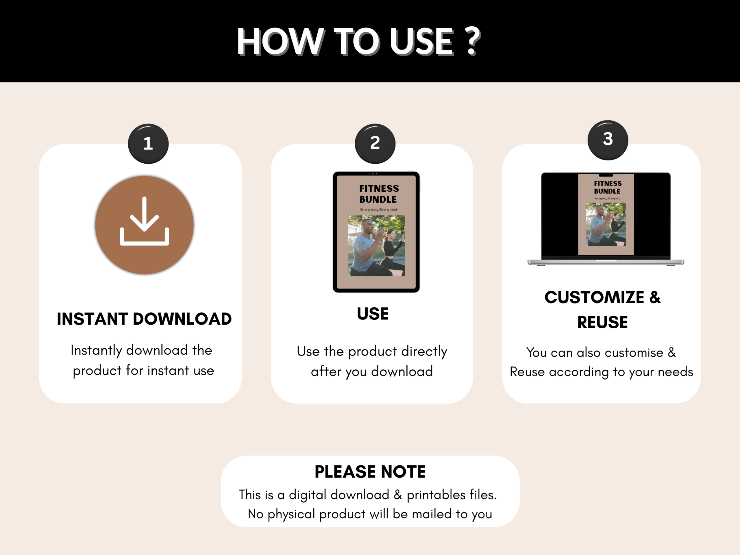 Fitness ebook Bundle | Coach Ebook Program, Health Wellness , Exercise, Weight loss, Gym, Marathon guide, Workout| PLR MRR Rights