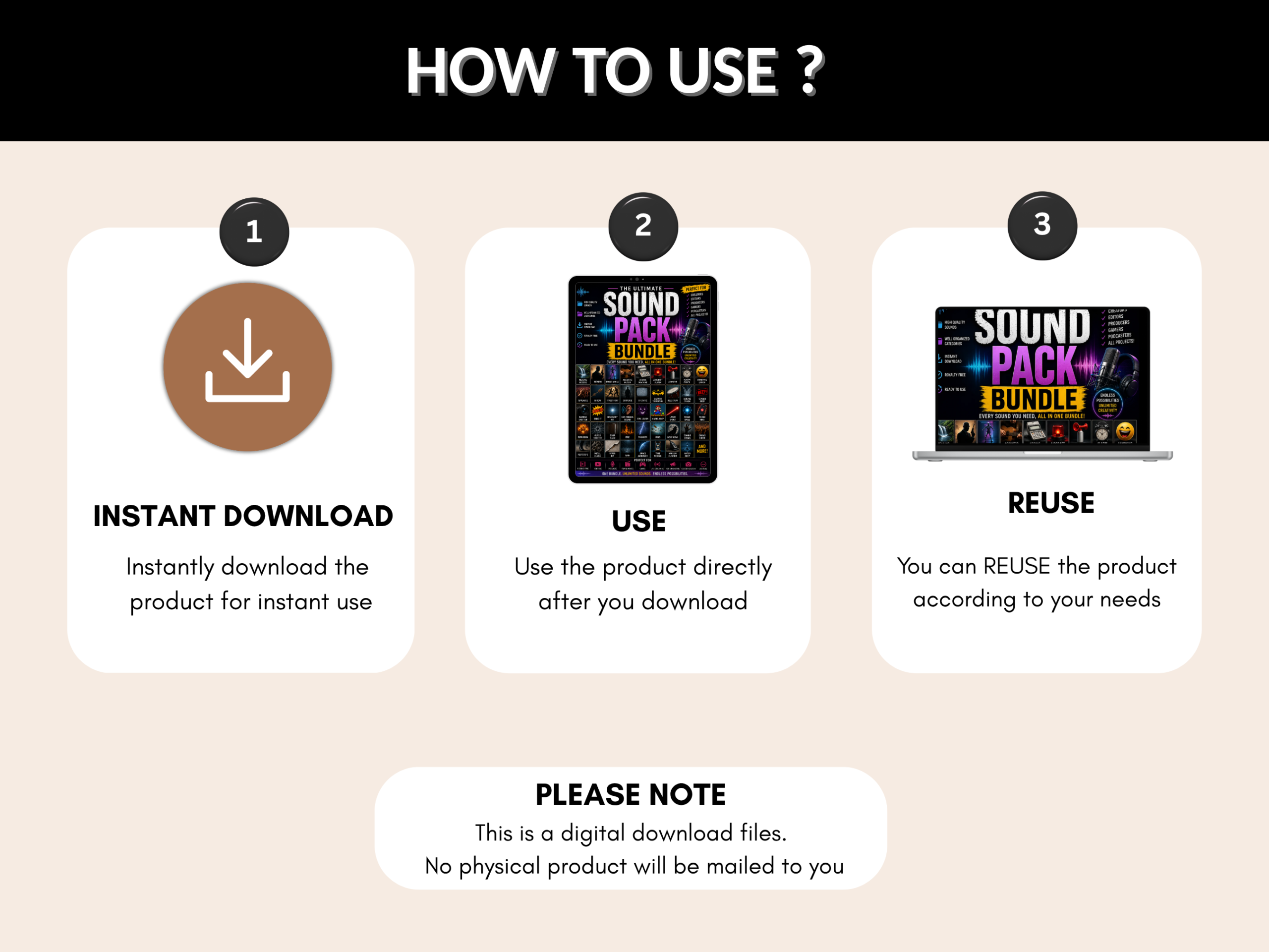 Sound pack bundle | Sound Pack, Sound Effects, Podcast Sounds, Audio Bundle, Game Sounds, Audio Effects, Digital Download | PLR MRR Rights